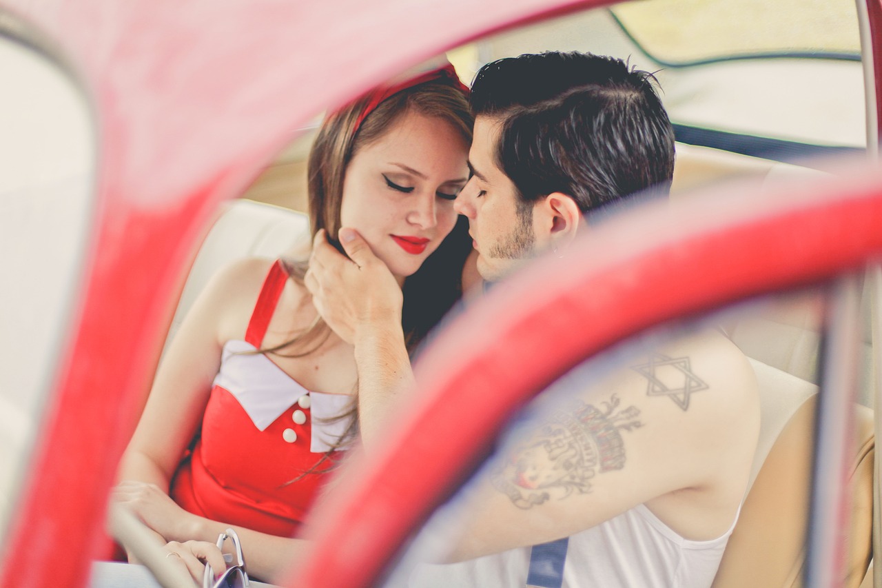 marriage, portrait, photographer, casal, car wallpapers, car, kiss, romantic